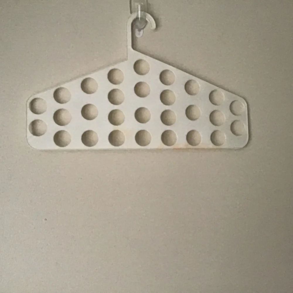 Closet hanger accessories holder